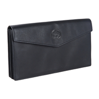 A high-quality nappa leather envelope bag for passports and flight documents from the Giboni brand