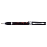 Renaissance ballpoint pen Bordeaux clip chrome, seashell body  designed