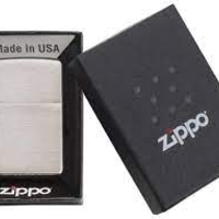 ZIPPO כסוף מחוספס