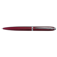 Classic red ballpoint chrome clip pen