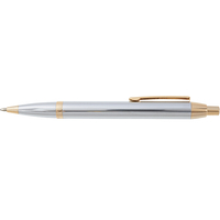 Nikko ballpoint pen Nikko chrome clips gold