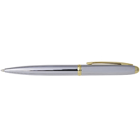 Classic chrome clip gold ballpoint pen - X-PEN