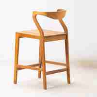 New Sande כסא בר מעץ טיק