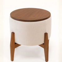 סטול / שולחן צד דגם קבאנה עץ בגוון אגוז