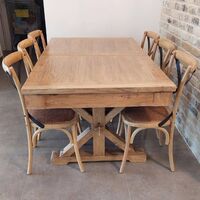 Malawi שולחן אוכל רגל איקס 180