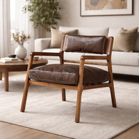 כורסאת עור דגם סידני