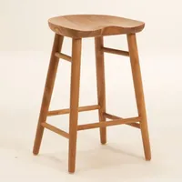 Sol כסא בר מעץ טיק