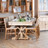 Malawi שולחן אוכל רגל איקס 160