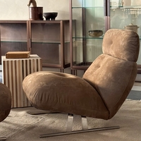 כורסא עור טייסון נובוק + הדום