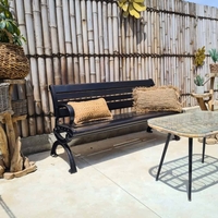 Hudson ספסל אלומיניום ברונזה 150 ס