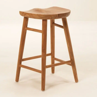 Sol כסא בר מעץ טיק