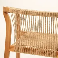 Yasa כסא אוכל מעץ טיק