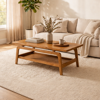 שולחן סלון מעץ מנגו בעיצוב מודרני – 1699