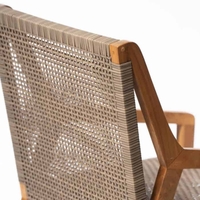 Louis כורסא מעוצבת מראטן סינטטי