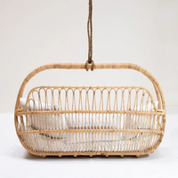 Dagmar נדנדה זוגית לתלייה מבמבוק