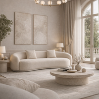 ספה 4 מושבים מעוצבת דגם לאופרד – בד ארוג יוקרתי