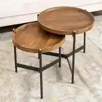 סט שולחנות טרויה “טבעי”