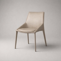 כסא אוכל ברוני דמוי עור