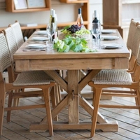 Malawi שולחן אוכל רגל איקס 160