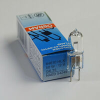 נורת הלוגן פינים - בסיס G4 מתח 50W 12V דגם OSRAM 64610