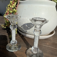 זוג פמוטי קריסטל מהודרים 17 ס