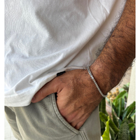 צמיד מרובע לגבר
