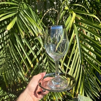 גביע קידוש מהודר מזכוכית שקוף וכסף 21 ס