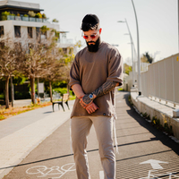 Beresheet2 - חולצת ציצית מהודרת דגם בייסיק בצבע חום בהיר