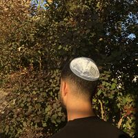 כיפה תכלת דגם 