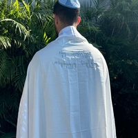 טלית חתנים מהודרת רקמת 