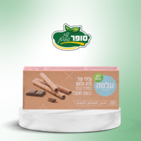 גלילי ופל במילוי קרם בטעם שוקולד