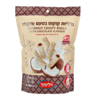 גליליות קוקוס בטעם שוקולד ללא גלוטן