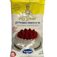 פודינג אינסטנט בטעם וניל-לבן