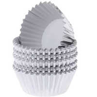 מנג'ט מטאלי צבע שחור/ כסף 50 יח' מידה PVC 6