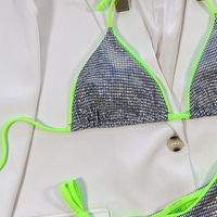 בגד ים מנצנץ diamond 💎 green