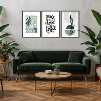 סט שלישיית תמונות קנבס או זכוכית דגם 1170