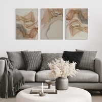 סט שלישיית תמונות קנבס או זכוכית דגם 1167