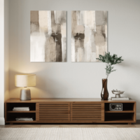 זוג תמונות קנבס או זכוכית דגם 1204