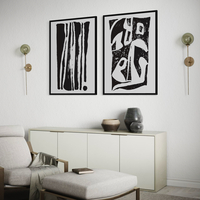 זוג תמונות קנבס או זכוכית דגם 1201