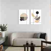 זוג תמונות קנבס או זכוכית דגם 1198