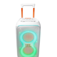 רמקול בידורית ניידת JBL PartyBox Stage 320 IPX4 240W - יבואן רשמי - צבע לבן