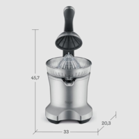 מסחטת הדרים ורימונים מקצועית ברוויל Breville BCP600 - יבואן רשמי - צבע כסוף