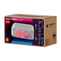 רמקול בידורית ניידת JBL PARTYBOX CLUB 120 IPX4 160W - צבע לבן, יבואן רשמי!