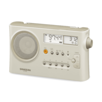 מערכת רדיו דיגיטלי עם בלוטות' סאנג'ין SANGEAN PR-D4BT - שנתיים אחריות יבואן רשמי - צבע קרם פסטל