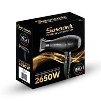 מייבש שיער 2650W מקצועי ססוניק Sassonic THE SUPERIOR ESE-7000 - תוצרת איטליה - שנתיים אחריות יבואן רשמי