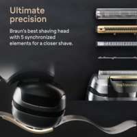 מכונת גילוח עם מתקן שטיפה ונרתיק טעינה נייד בראון Braun Series 9 Pro+ 9575cc - שנתיים אחריות