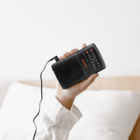 טרנזיסטור רדיו אנלוגי סאנג'ין SANGEAM SR-35 - שנתיים אחריות יבואן רשמי - צבע שחור