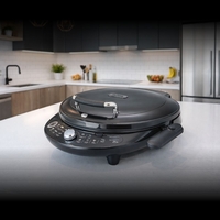 שף הפלא עם פלטות נשלפות עוצמתי Universe NRI-8640 - פטור מטבילה והגעלה - יבואן רשמי - צבע שחור