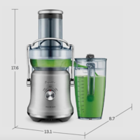 מסחטת פירות קשים 1300W ברוויל Breville BJE530DBL - צבע כחול - יבואן רשמי