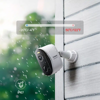 זוג מצלמות חוץ אלחוטיות נטענות בזוס Baseus Security N1 + Outdoor Camera 2K 2Cam Kit - יבואן רשמי!
